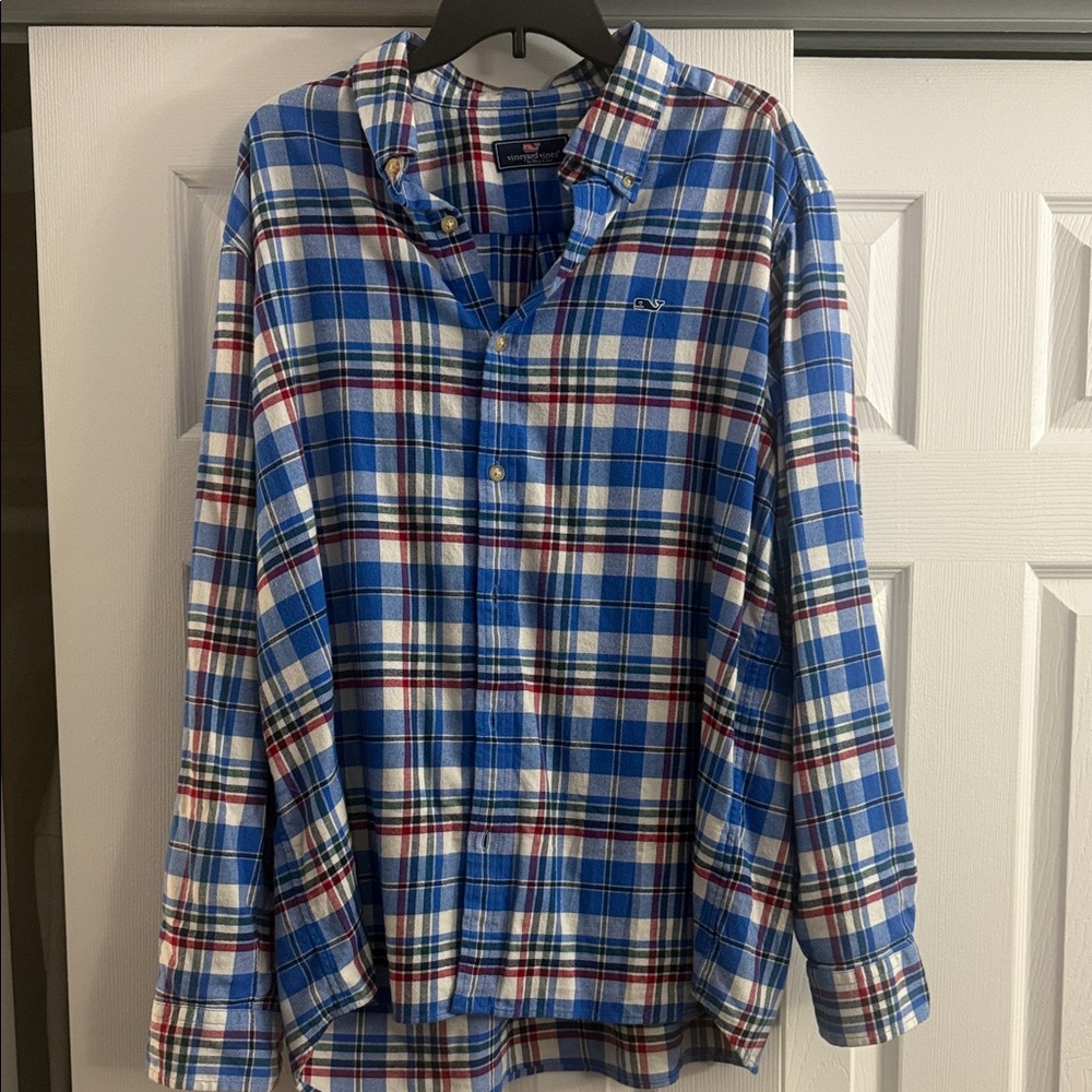 Vineyard Vines Multicolor Plaid Button-Up Shirt - Picture 2 of 2